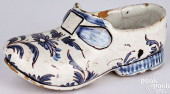 DUTCH DELFTWARE CLOG, MID 18TH