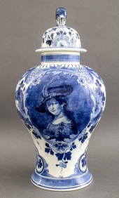 DUTCH DELFTWARE REMBRANDT COVE