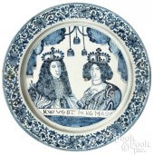 DUTCH DELFTWARE WILLIAM AND MA