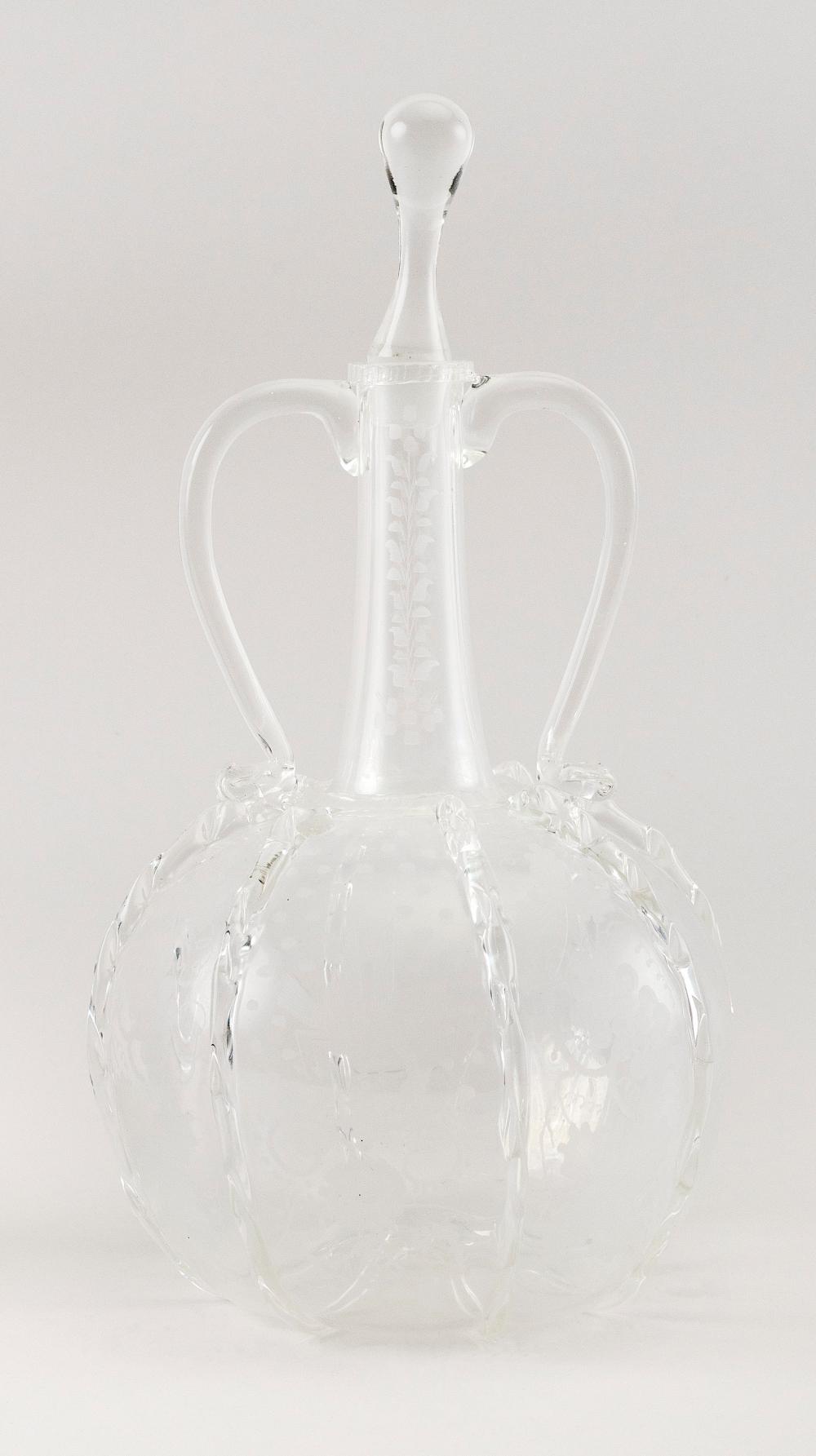 DUTCH ETCHED AND BLOWN GLASS BRIDAL