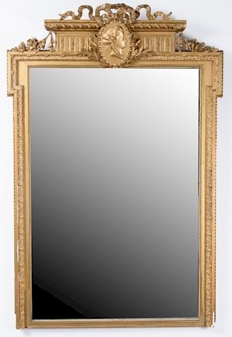 DUTCH GILT FRAME WALL MIRROREarly