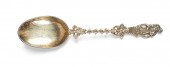 DUTCH GILT-SILVER SPOON, DATED