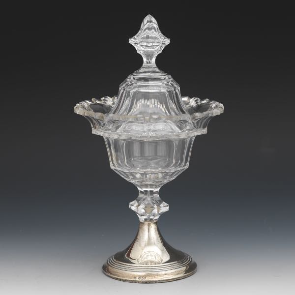 DUTCH GLASS AND STERLING SILVER