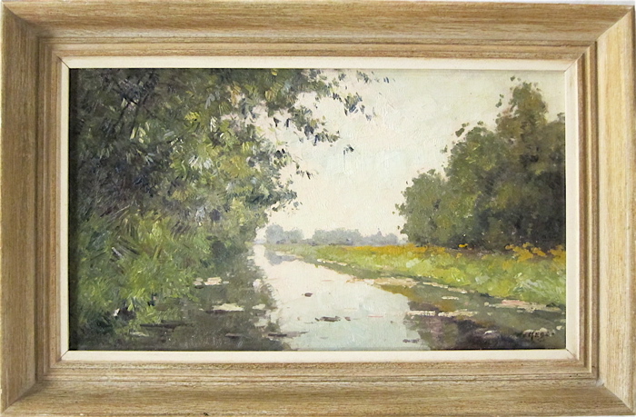 DUTCH IMPRESSIONIST OIL ON CANVAS