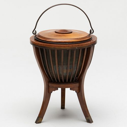DUTCH INLAID MAHOGANY COVERED