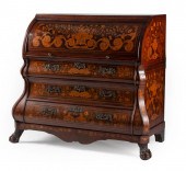 DUTCH MAHOGANY AND MARQUETRY B