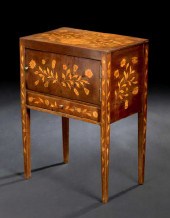 Dutch Mahogany Bedside Cupboar