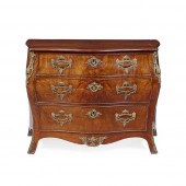 DUTCH MAHOGANY BOMBÉ COMMODE
L