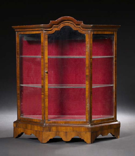 Dutch Mahogany Hanging Vitrine, 