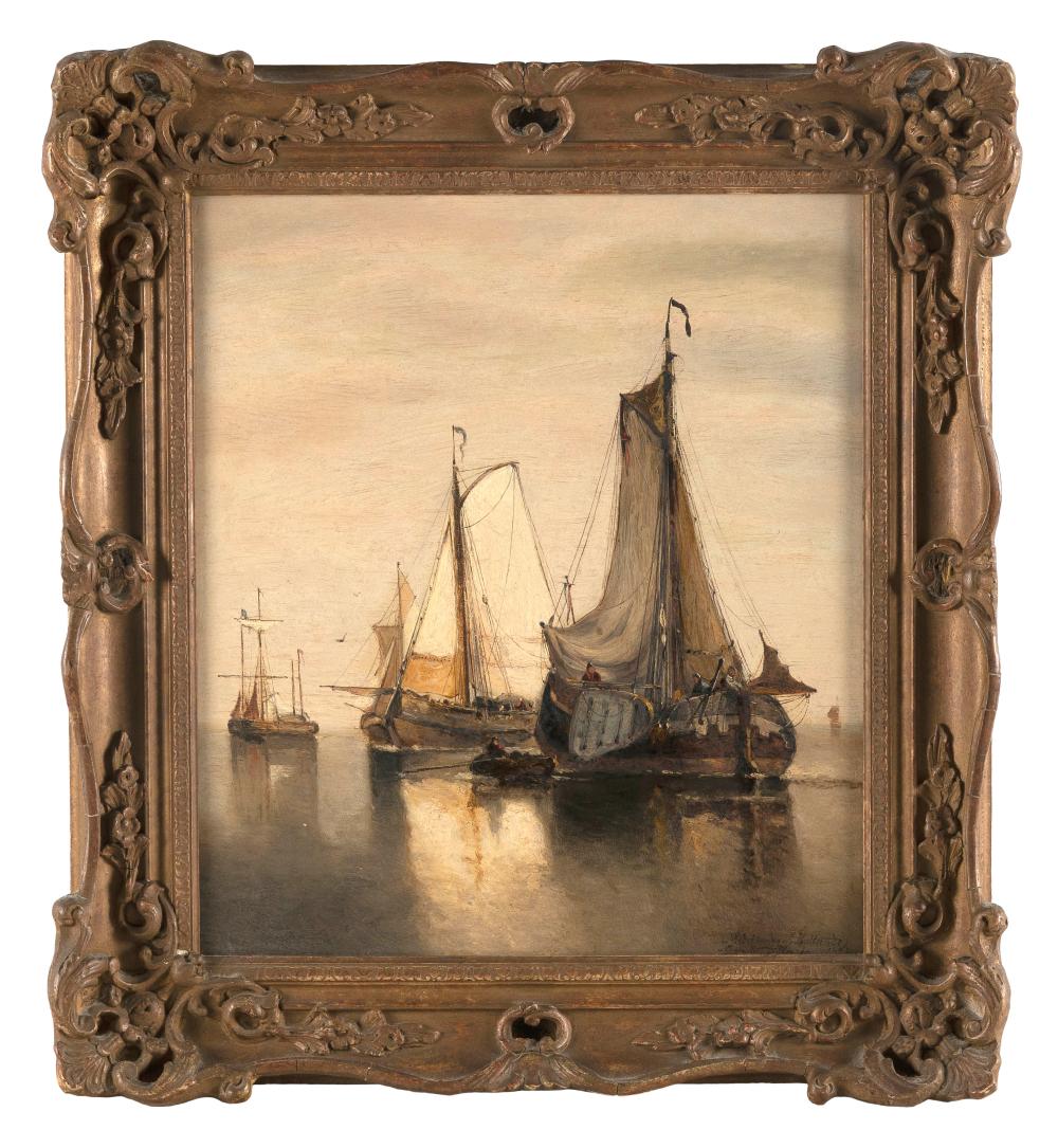 DUTCH MARINE PAINTING 19TH