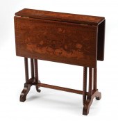 DUTCH MARQUETRY AND MAHOGANY S