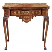 DUTCH MARQUETRY CARD TABLEDutc