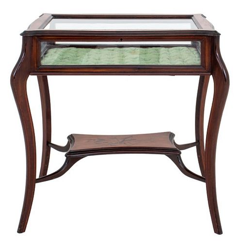 DUTCH MARQUETRY DISPLAY TABLE,
