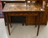 DUTCH MARQUETRY GAME TABLEDUTC