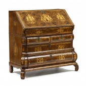 DUTCH MARQUETRY INLAID BOMBE S