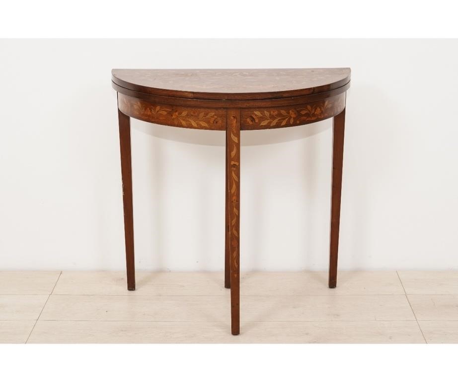 Dutch Marquetry inlaid mahogany
