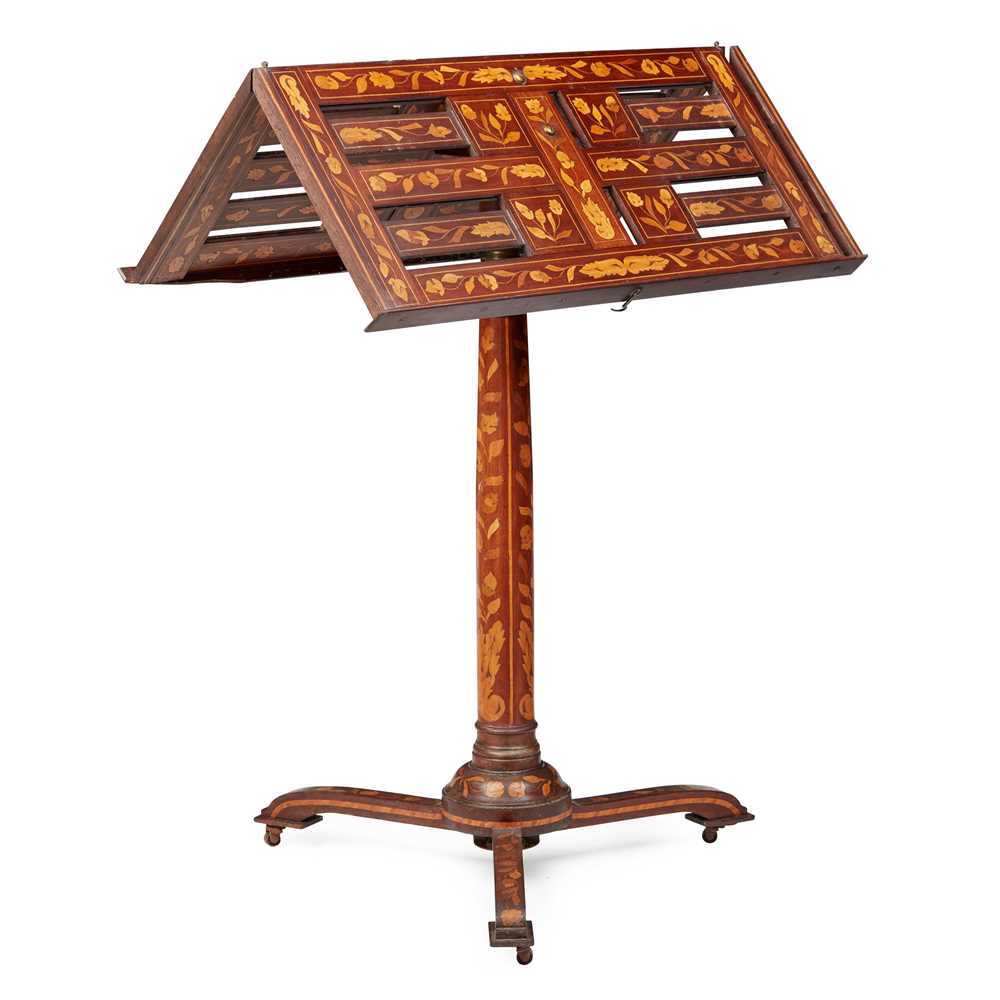 DUTCH MARQUETRY QUARTET MUSIC STAND