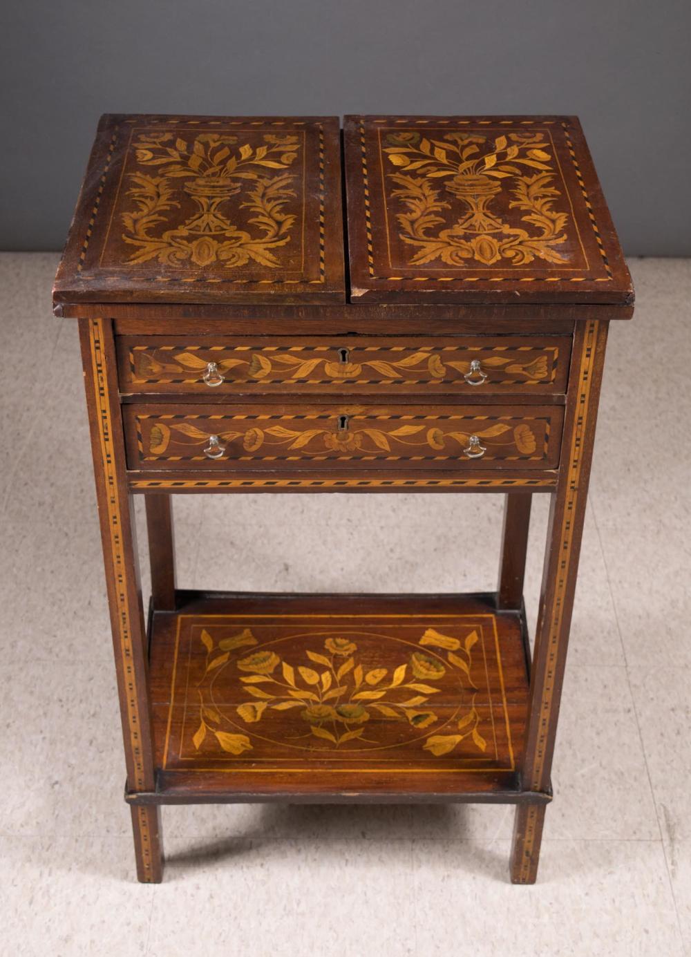 DUTCH MARQUETRY WORK TABLEDUTCH