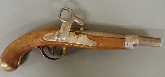 Dutch military percussion pistol