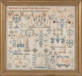 DUTCH NEEDLEWORK SAMPLER LATE