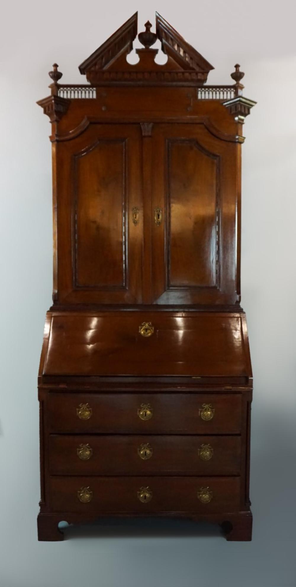 DUTCH NEOCLASSICAL MAHOGANY SLANT