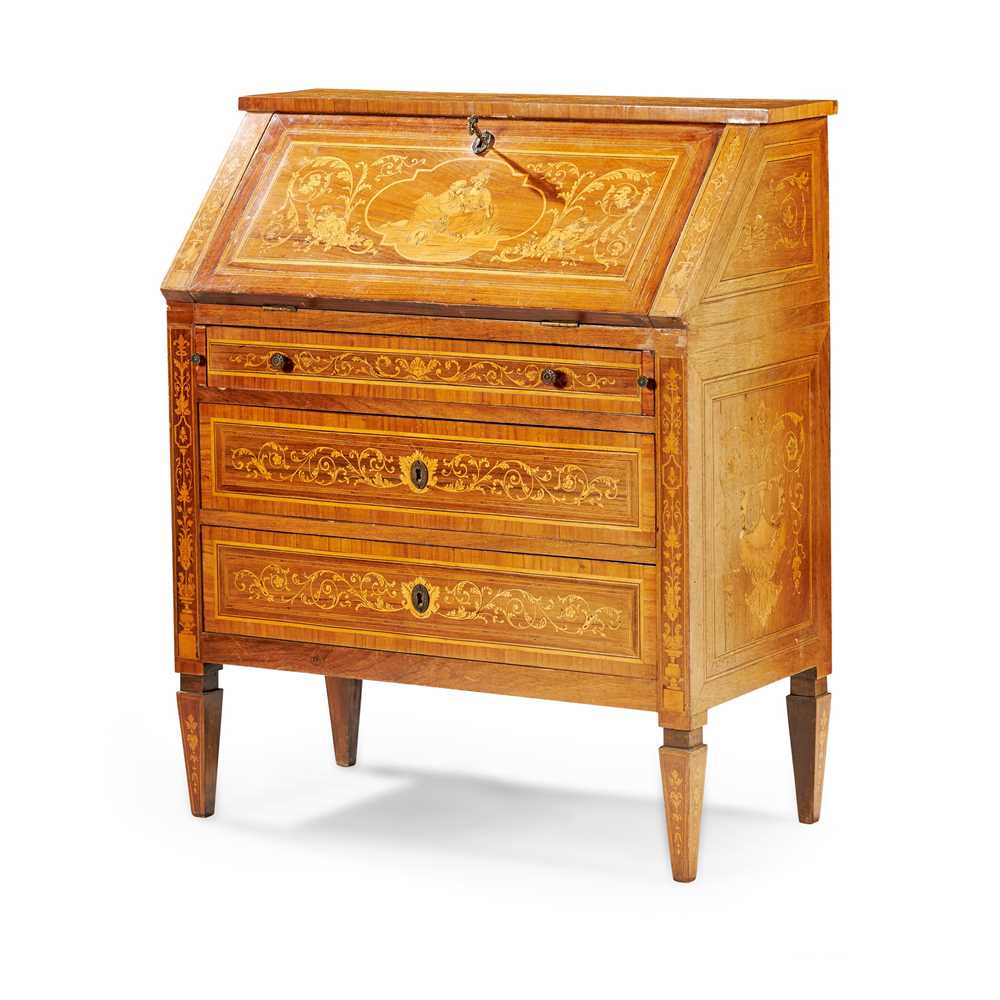 DUTCH NEOCLASSICAL WALNUT AND
