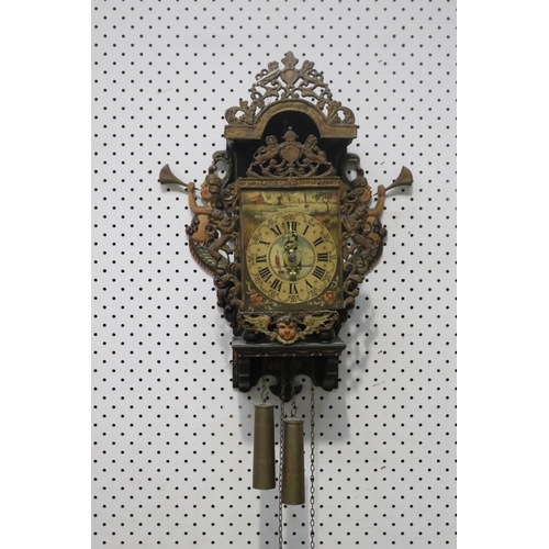 Dutch Nu Elck Syn Sin wall clock,