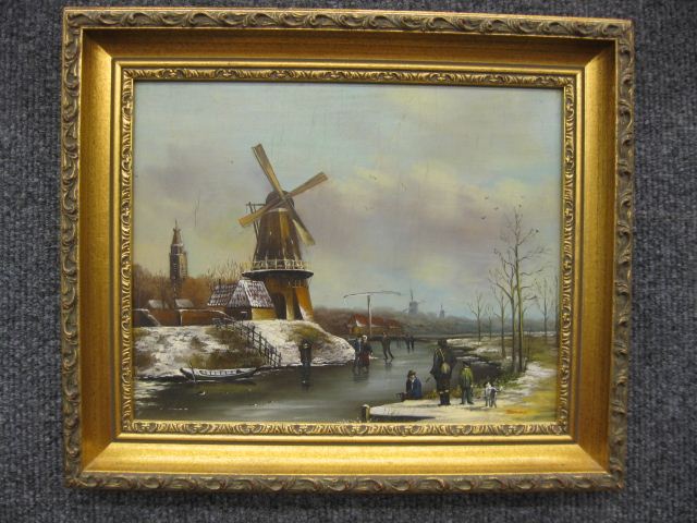Dutch Oil on Board skaters on a