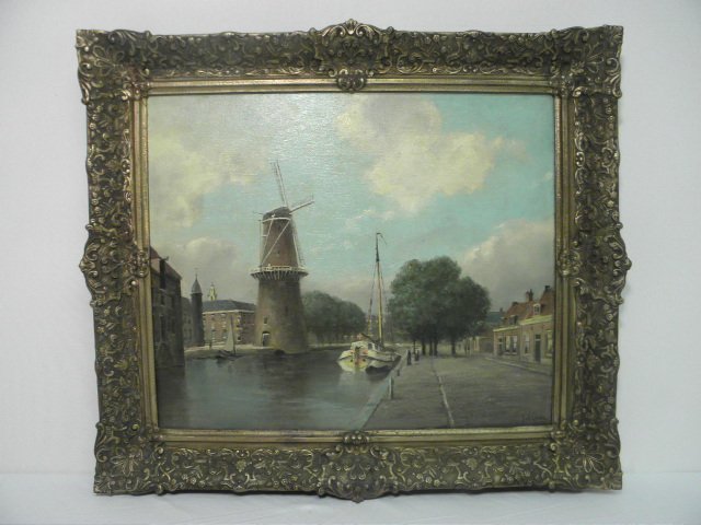 Dutch oil on canvas painting by Jan