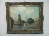 Dutch oil on canvas painting b