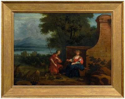 Dutch Old Master painting, shepherd