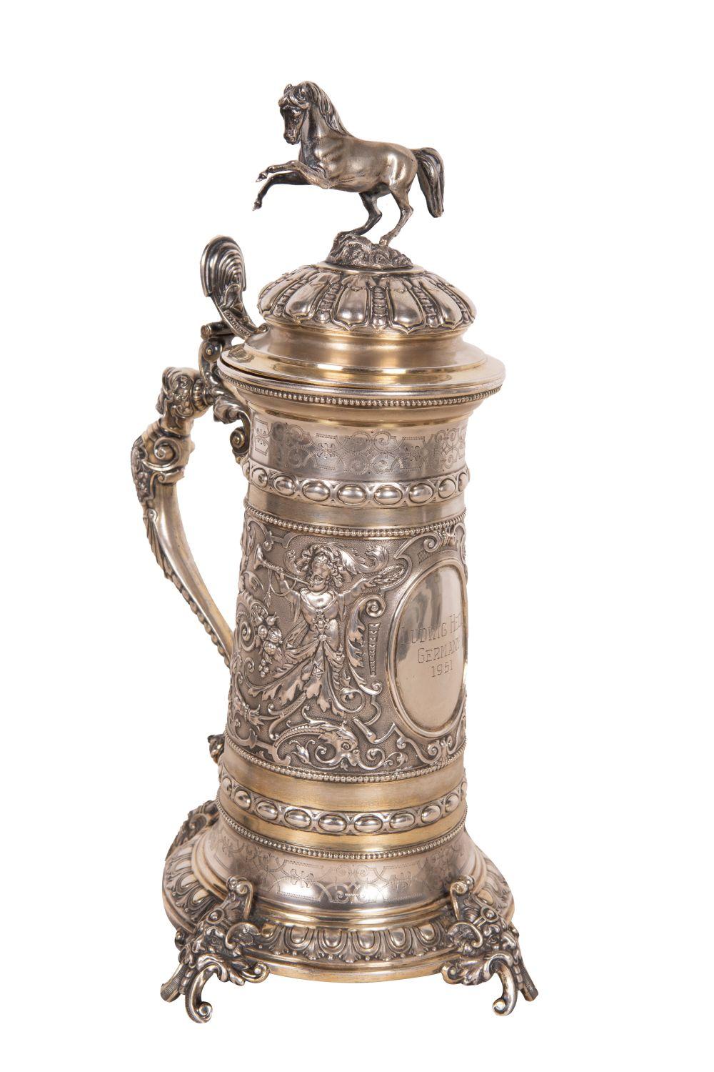 DUTCH PARCEL GILT SILVER BAROQUE