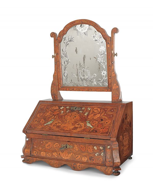 Dutch parquetry inlaid dressing