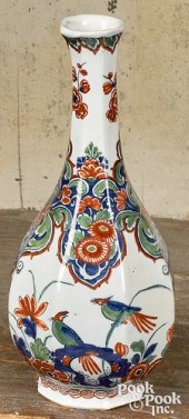 DUTCH POLYCHROME DELFT BALUSTE