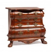 DUTCH ROCOCO BURLWOOD BOMBE CH