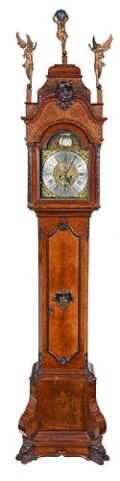 DUTCH ROCOCO CARVED INLAID MAH