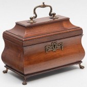 DUTCH ROCOCO GILT-METAL-MAHOGA