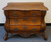 DUTCH ROCOCO OAK BOMBAY CHEST,