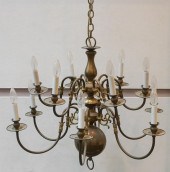 DUTCH ROCOCO STYLE BRASS FINIS
