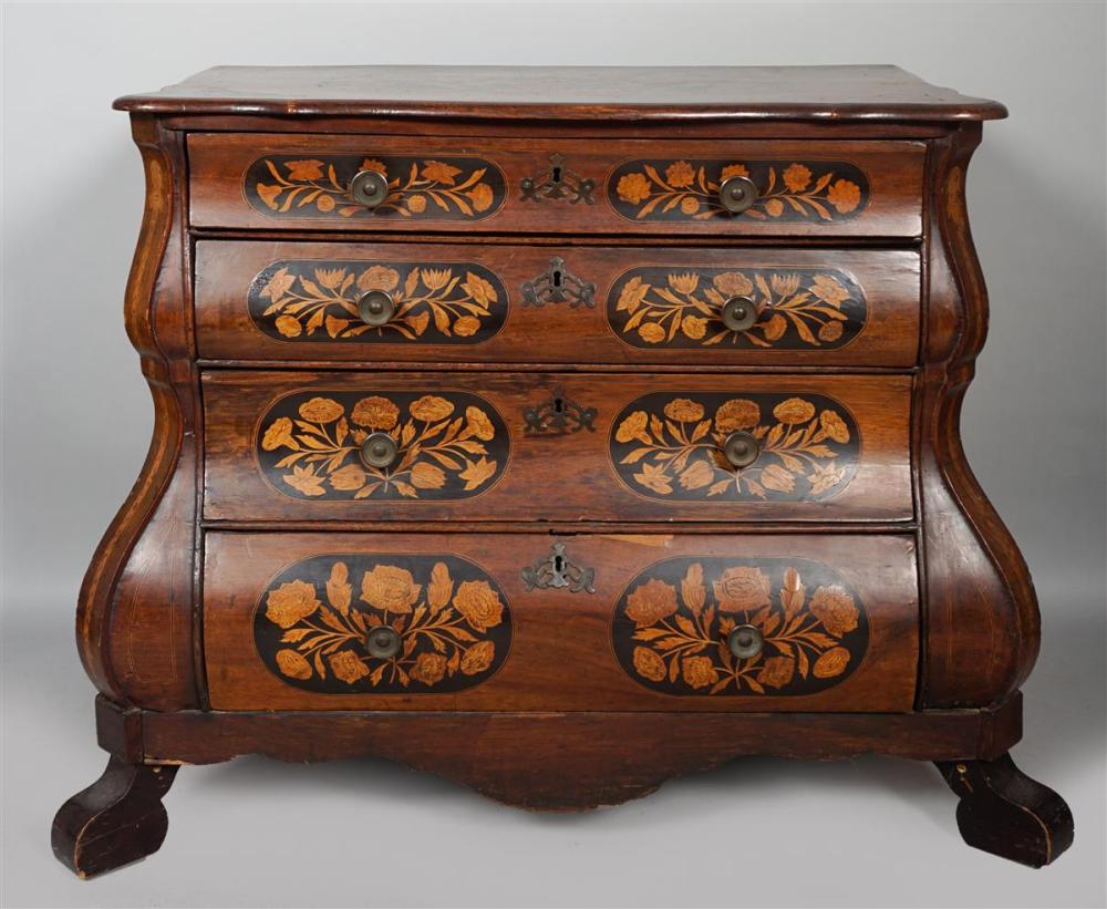 DUTCH ROCOCO STYLE MAHOGANY AND