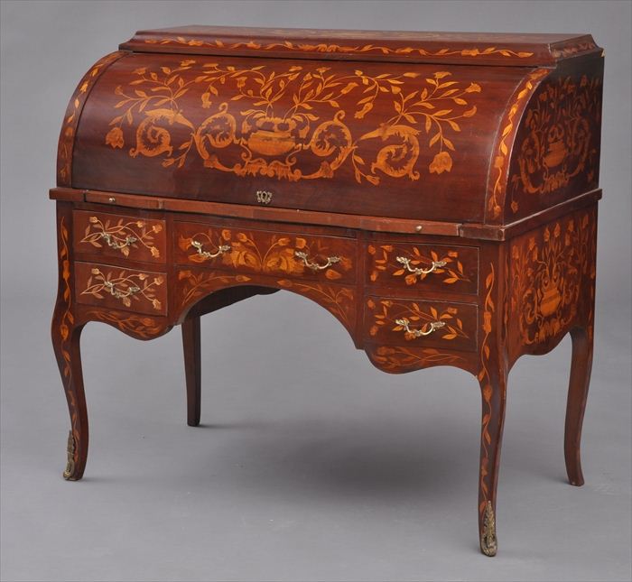 DUTCH ROCOCO-STYLE MARQUETRY AND