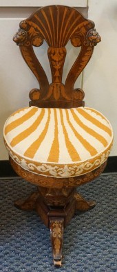 DUTCH ROCOCO STYLE MARQUETRY R