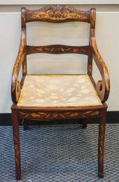 DUTCH ROCOCO STYLE SATINWOOD M
