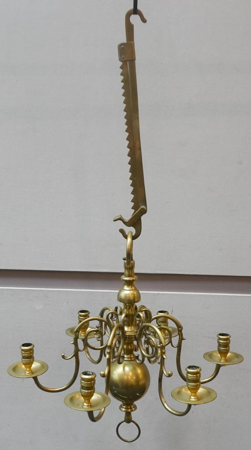 DUTCH ROCOCO STYLE SOLID BRASS