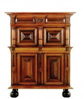 Dutch rosewood and oak kas 18t