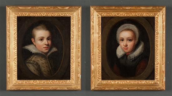 Dutch School 17th century Portraits