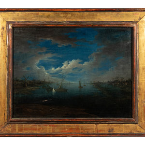 Dutch School, 19th Century A Port