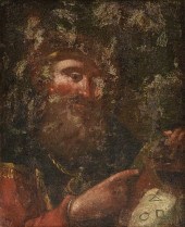 DUTCH SCHOOL, A PAINTING, "POR