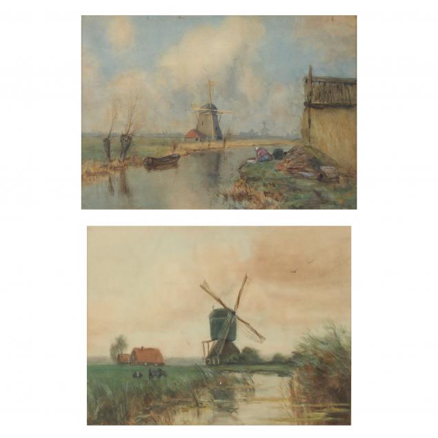 DUTCH SCHOOL (CIRCA 1900), TWO