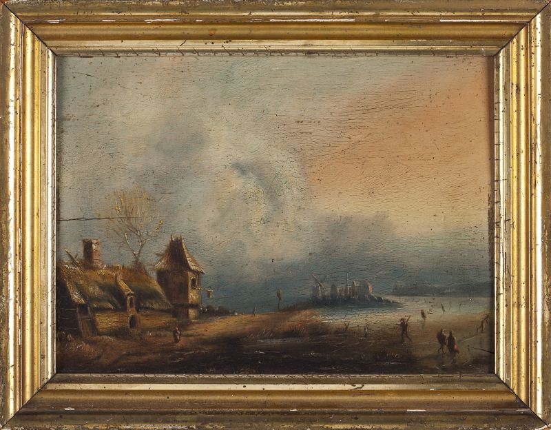 Dutch School Genre Painting 19th